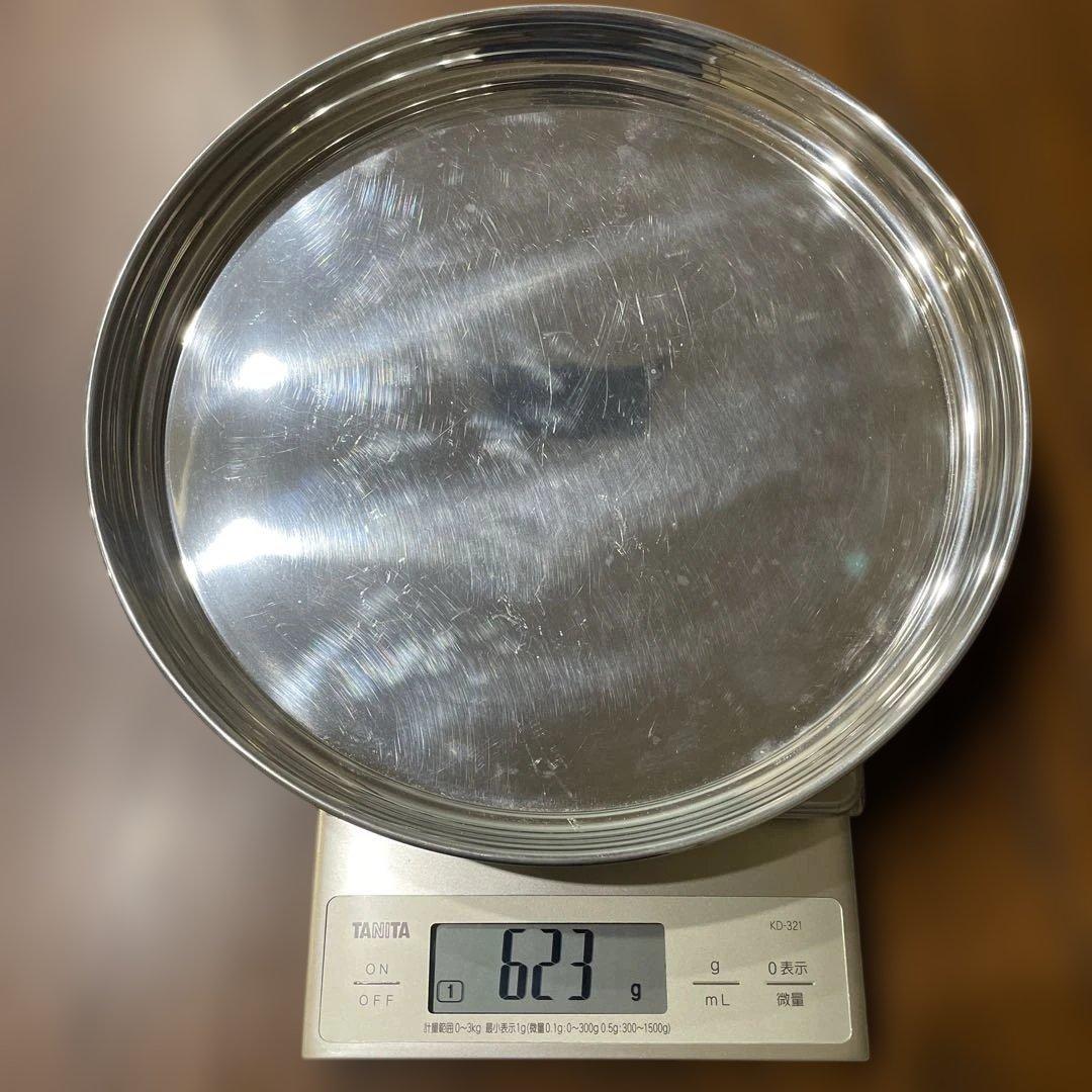 ◯　Tiffany & Co. Pewter トレー 直径 26cm