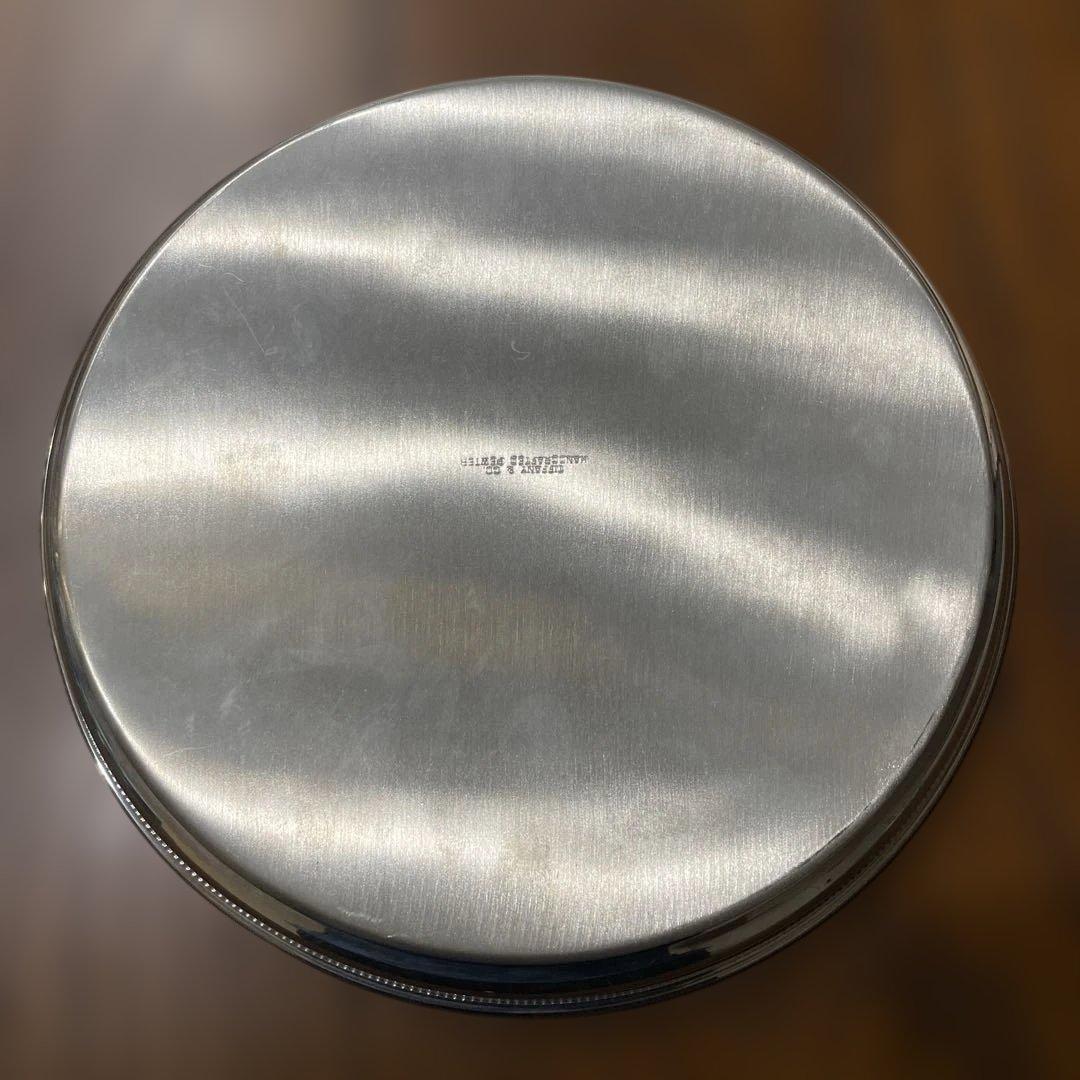 ◯　Tiffany & Co. Pewter トレー 直径 26cm