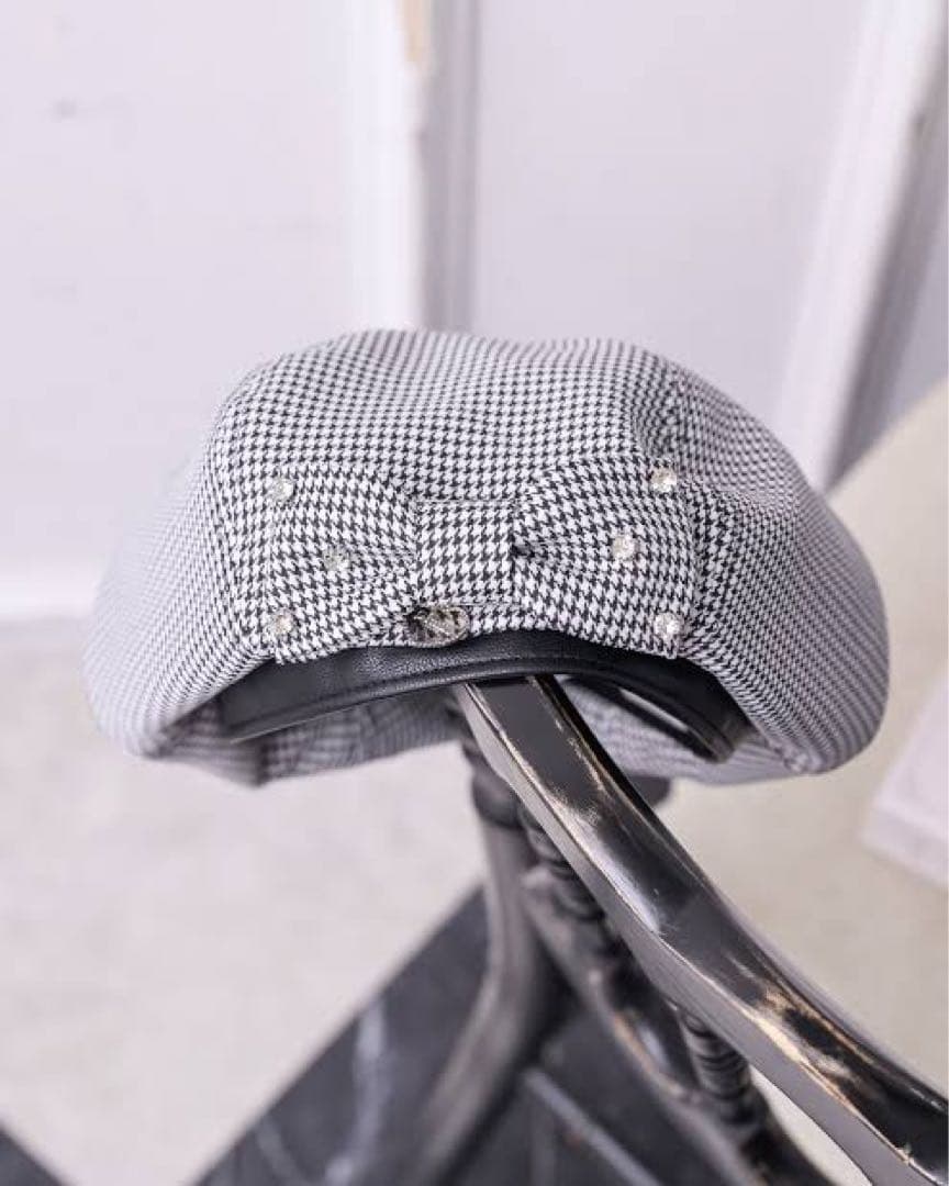 pium♥千鳥柄ベレー帽