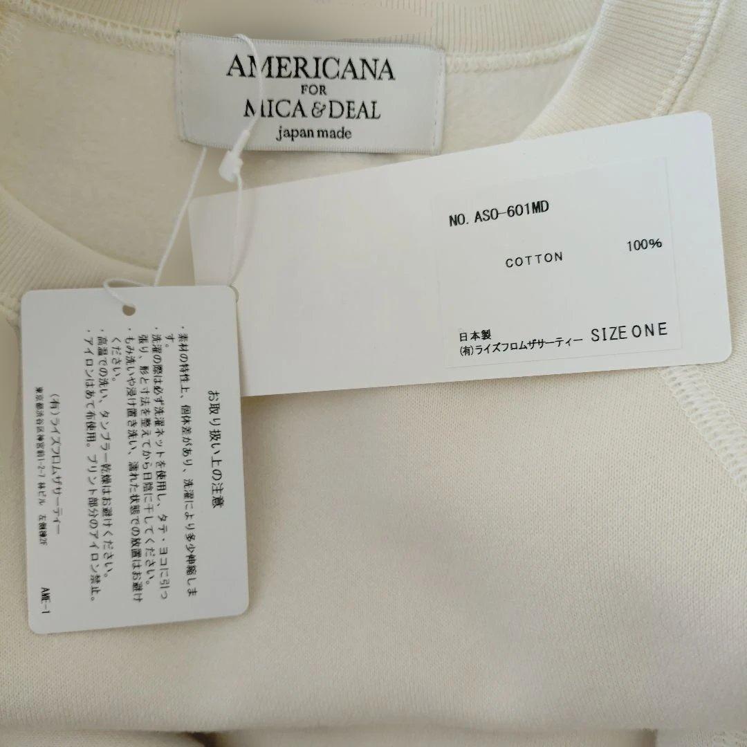 マイカアンドディール アメリカーナ スウェット トレーナー 新品未使用 タグ付き