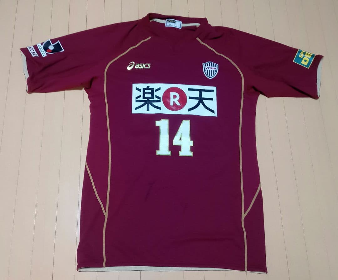 宮本恒靖選手実使用 asicsアシックス ヴィッセル神戸 ユニフォーム上下