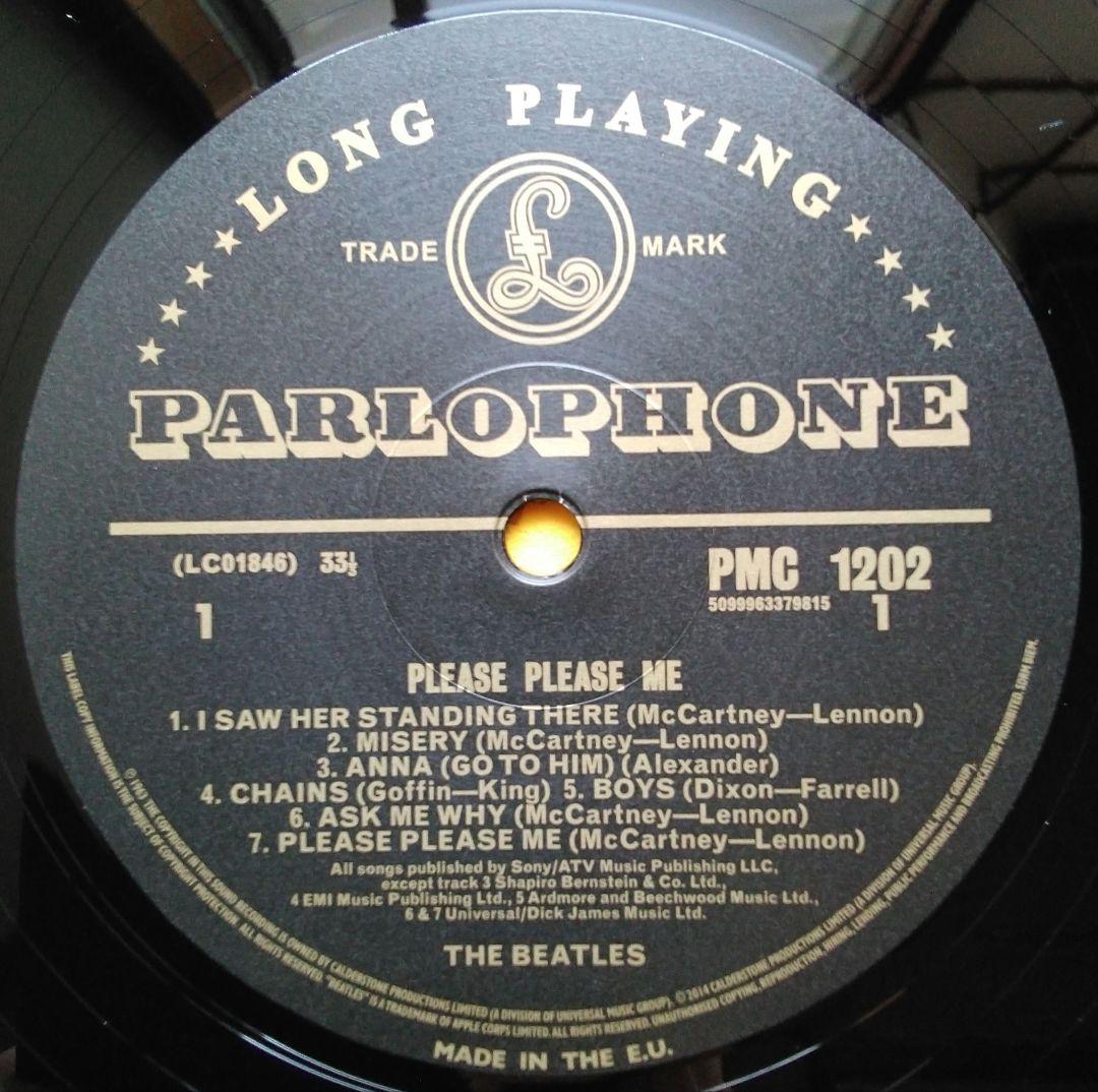 ビートルズ「PLEASE PLEASE ME」【ゴールドパーロフォン】重量盤