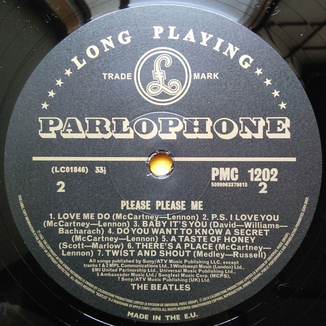 ビートルズ「PLEASE PLEASE ME」【ゴールドパーロフォン】重量盤