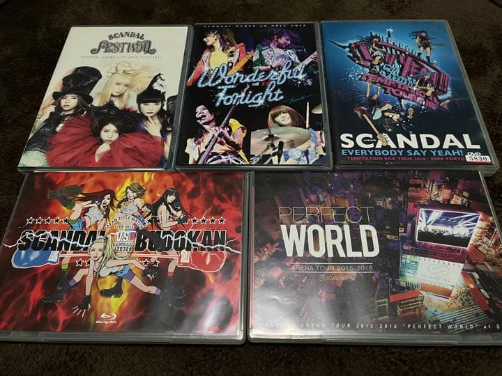 SCANDAL Live DVD5枚セット