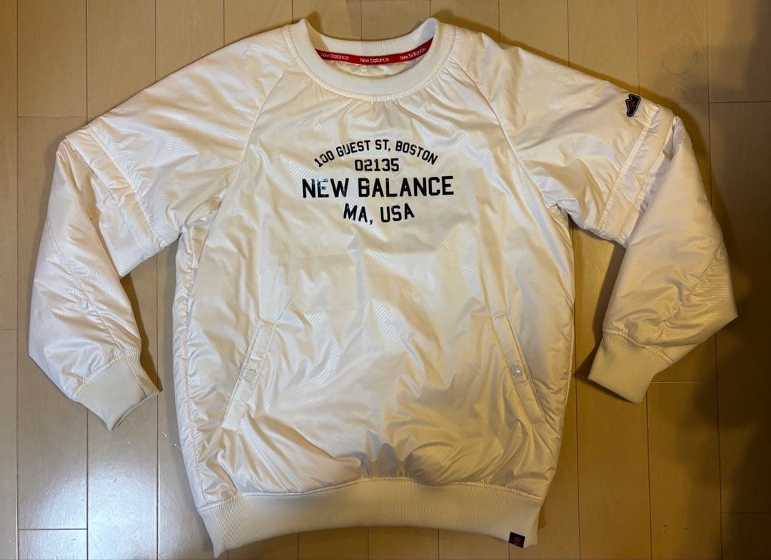 ★週末限定値下★ニューバランスゴルフ 2way 中綿 スニード ジャケ白サイズ6