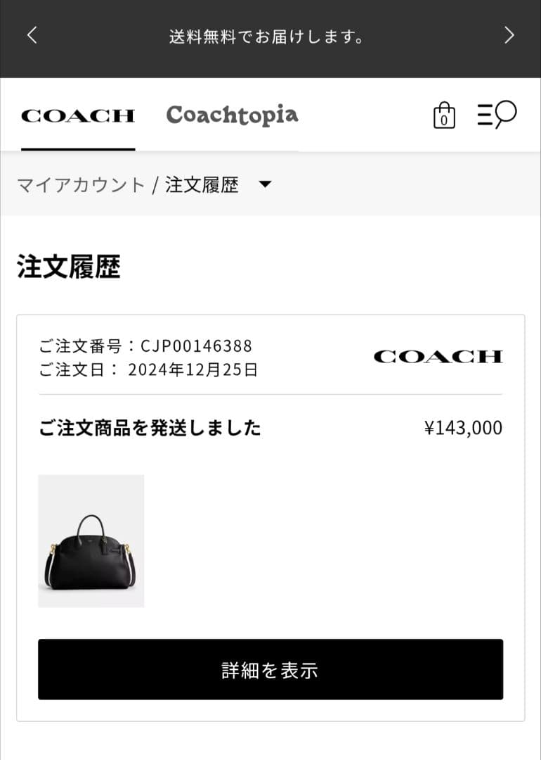 COACH エンパイアーキャリーオール 40