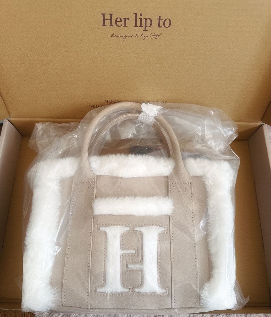 Herlipto☆Cozy Winter Tote Bag新品未使用タグ付き