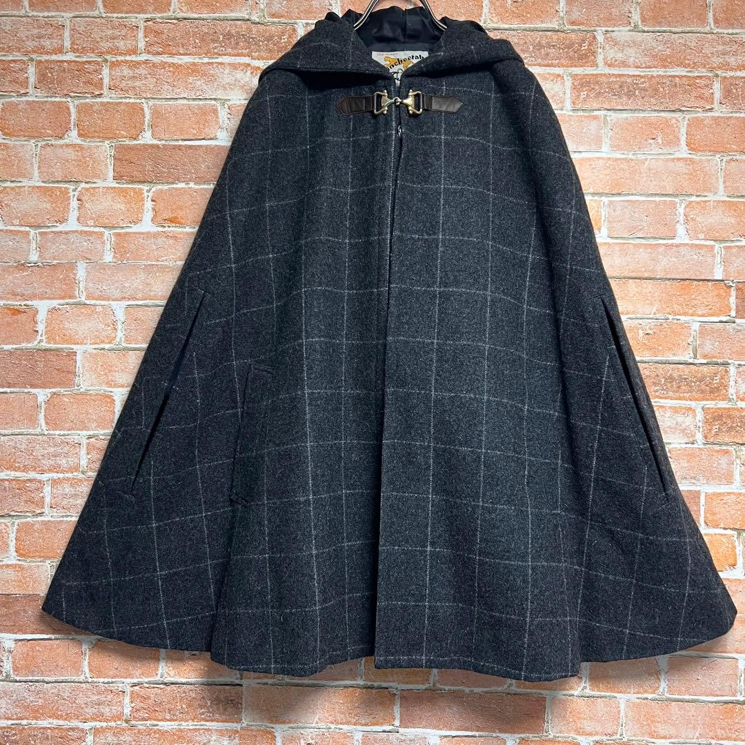 (未使用級)ユナイテッドアローズxレインチーター　ポンチョ　ケープコート　フリー