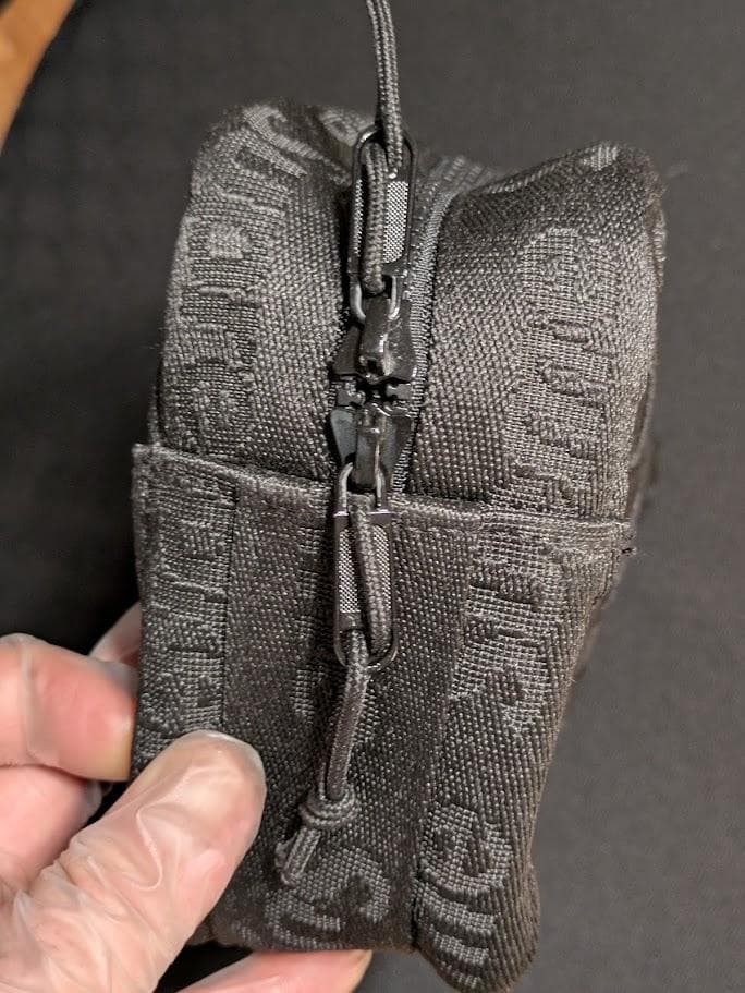 極美品 24AW Supreme Woven Large Pouch Black