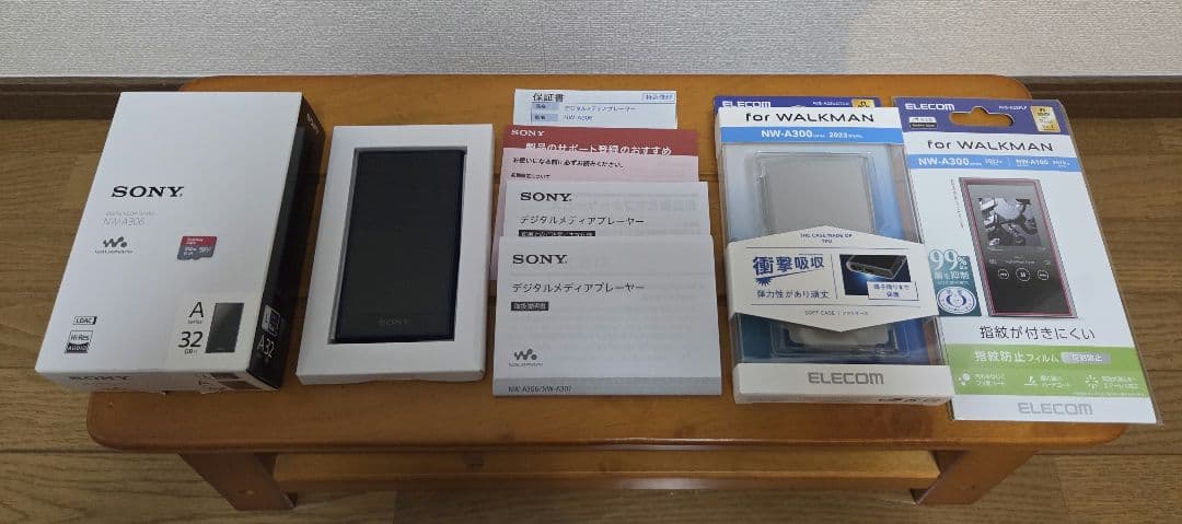 SONY NW-A306 32GB ブルー　512GB microSDカード付属