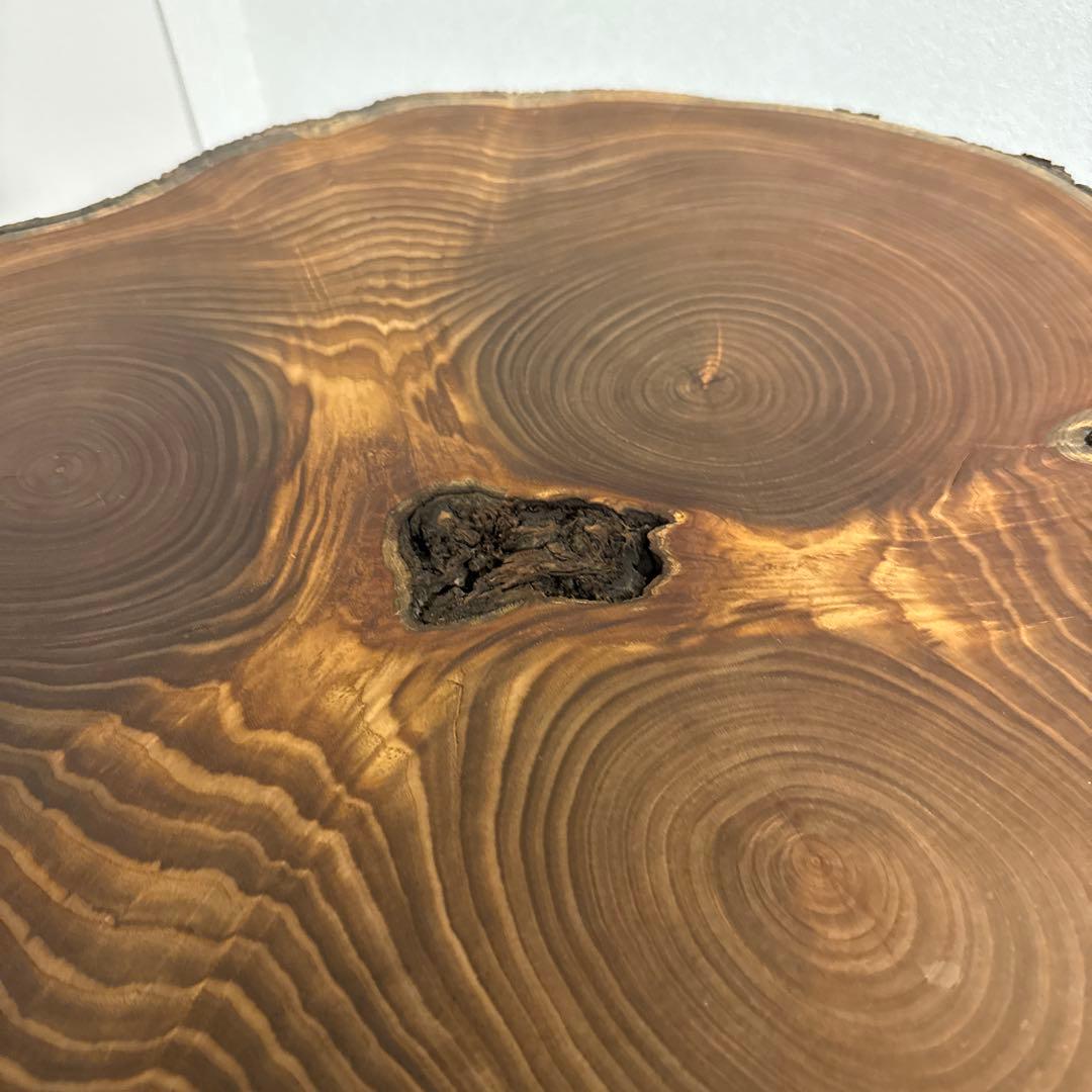 値下げ！グロウス リング サイドテーブル 原木テーブル