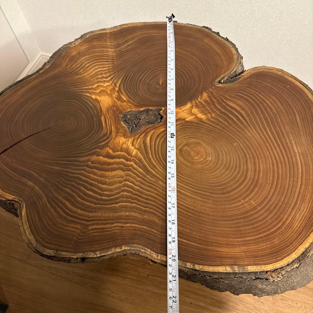 値下げ！グロウス リング サイドテーブル 原木テーブル