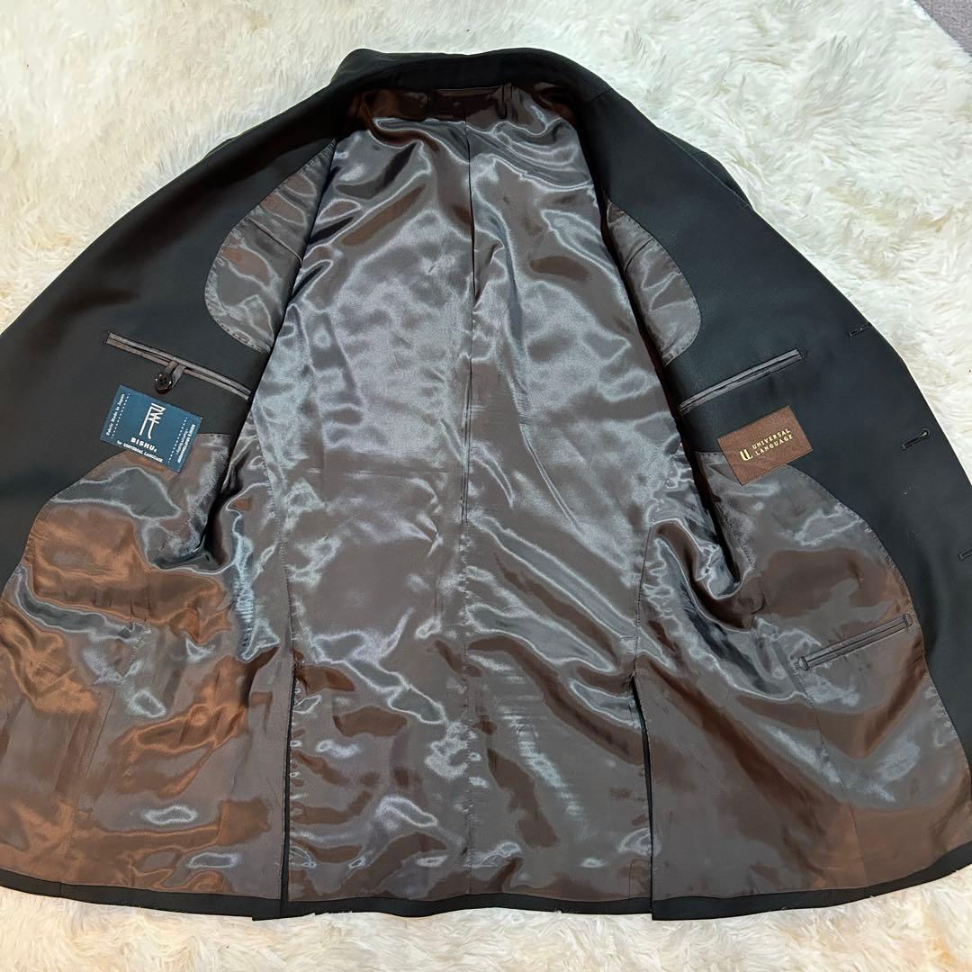 現行美品　ユニバーサルランゲージ　BISHU スーツ　セットアップ　3ピース
