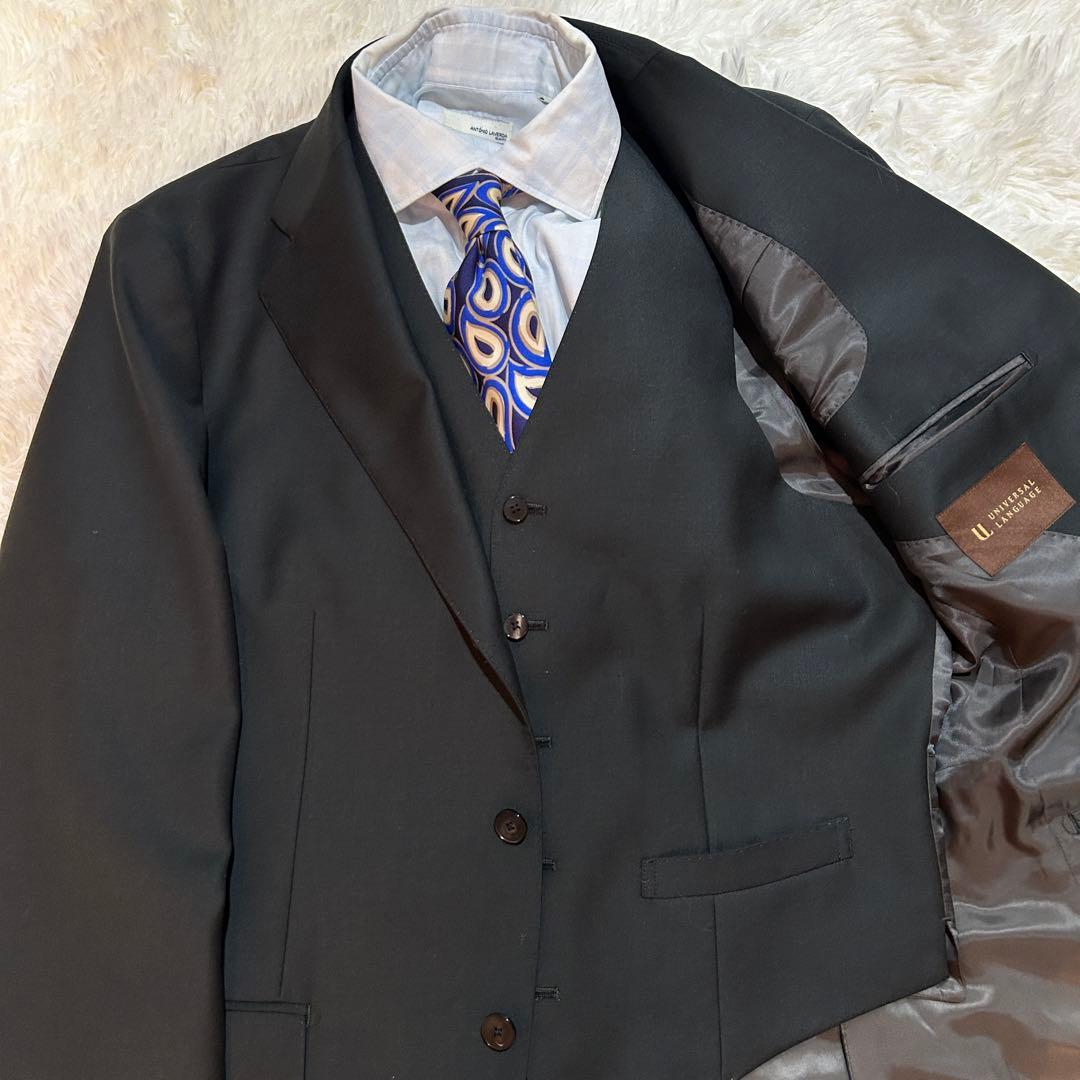 現行美品　ユニバーサルランゲージ　BISHU スーツ　セットアップ　3ピース