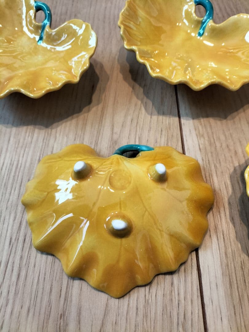 有田焼 福泉窯 つわ型小付　5枚セット 新品・未使用品