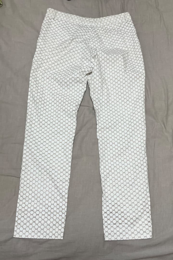 BLESS ホワイト ドットパンツ