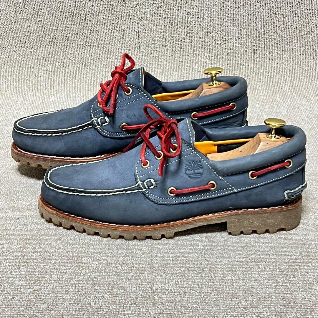 美品✨ティンバーランド TimberLand 3EYE ネイビー ヌバック