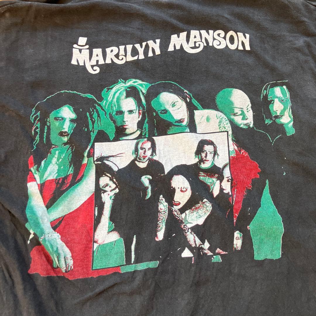 トップス MARILYN MANSON men's t shirt boot