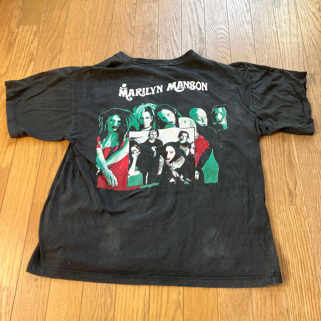 トップス MARILYN MANSON men's t shirt boot