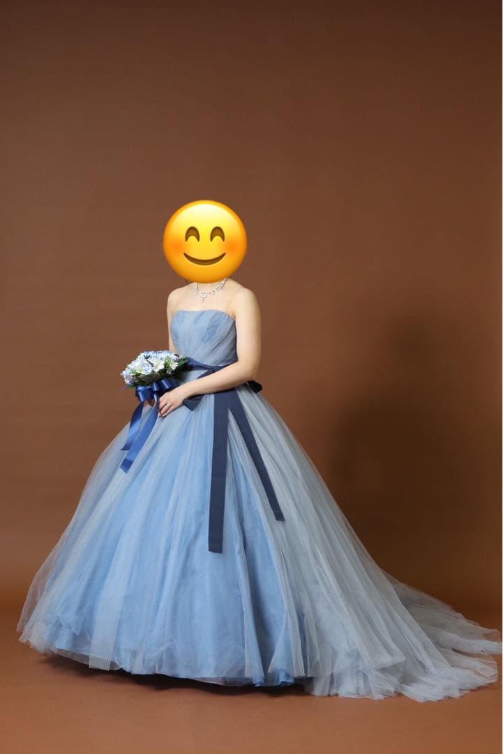 あ　チュノアウェディング　ブルー　水色　パニエ　総額177,980円