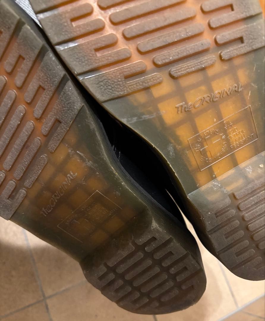 Dr. Martens 3ホール ブラックレザー シューズ