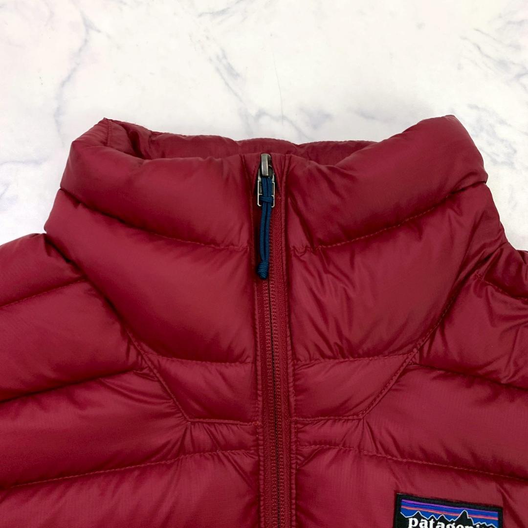 美品★22年モデル パタゴニア ダウンセーター ベスト レッド メンズ　D929