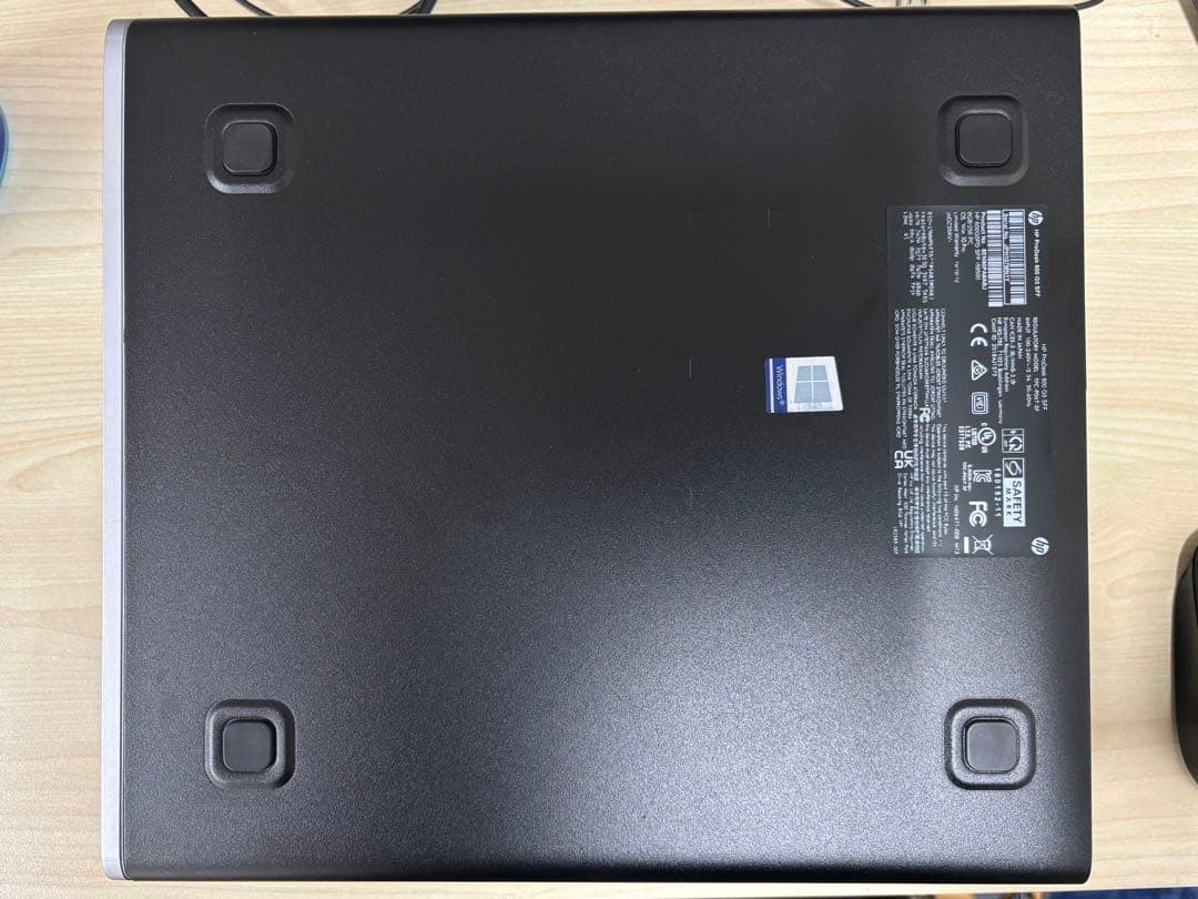 Windowsデスクトップ HP Pro 600 G5 SFF / i5-9500 / SSD 05