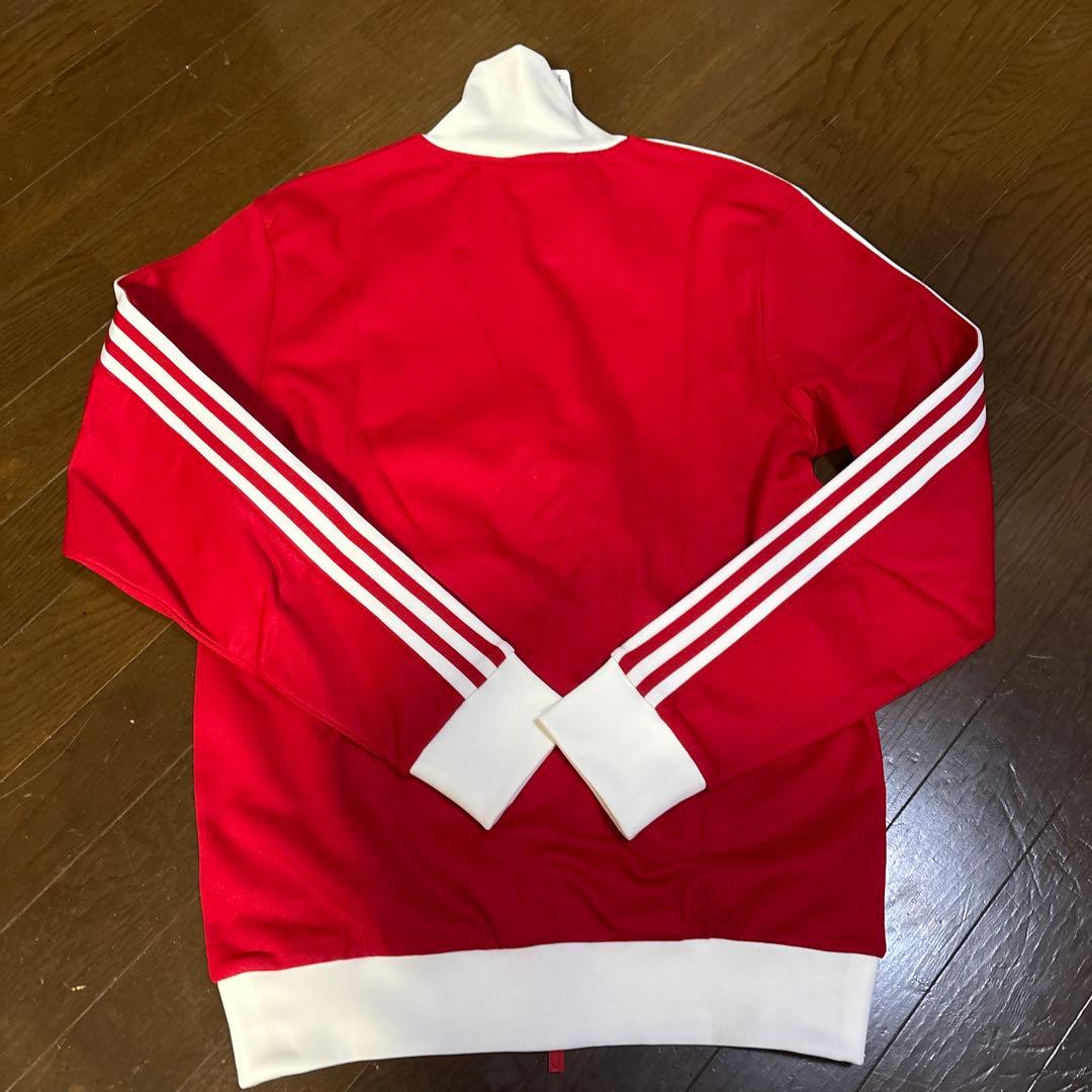 adidas アディダス　トラックジャケット　ベッケンバウアー　レッド　ホワイト