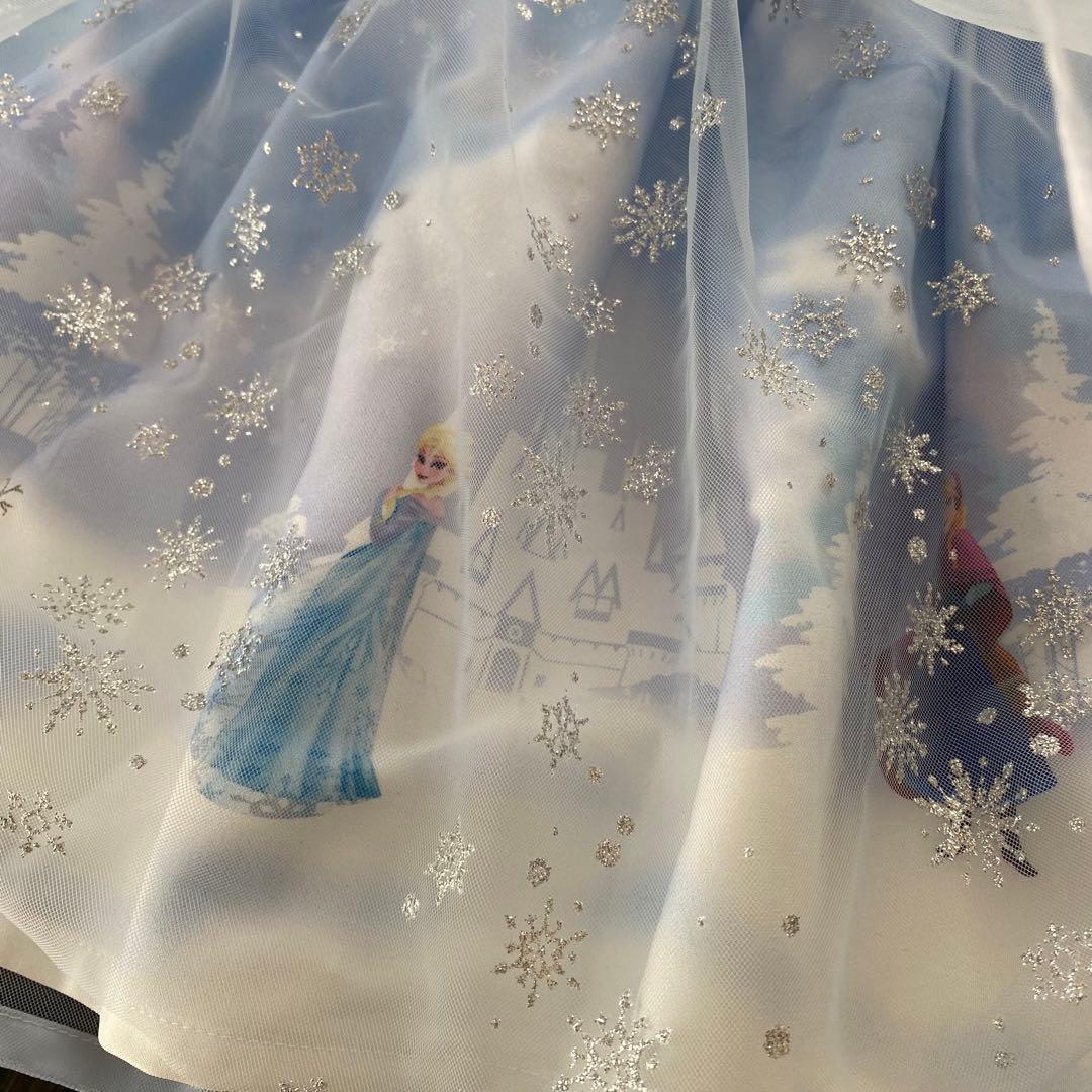 新品タグ付　mezzo piano Disney エルサ　ドッキングワンピース