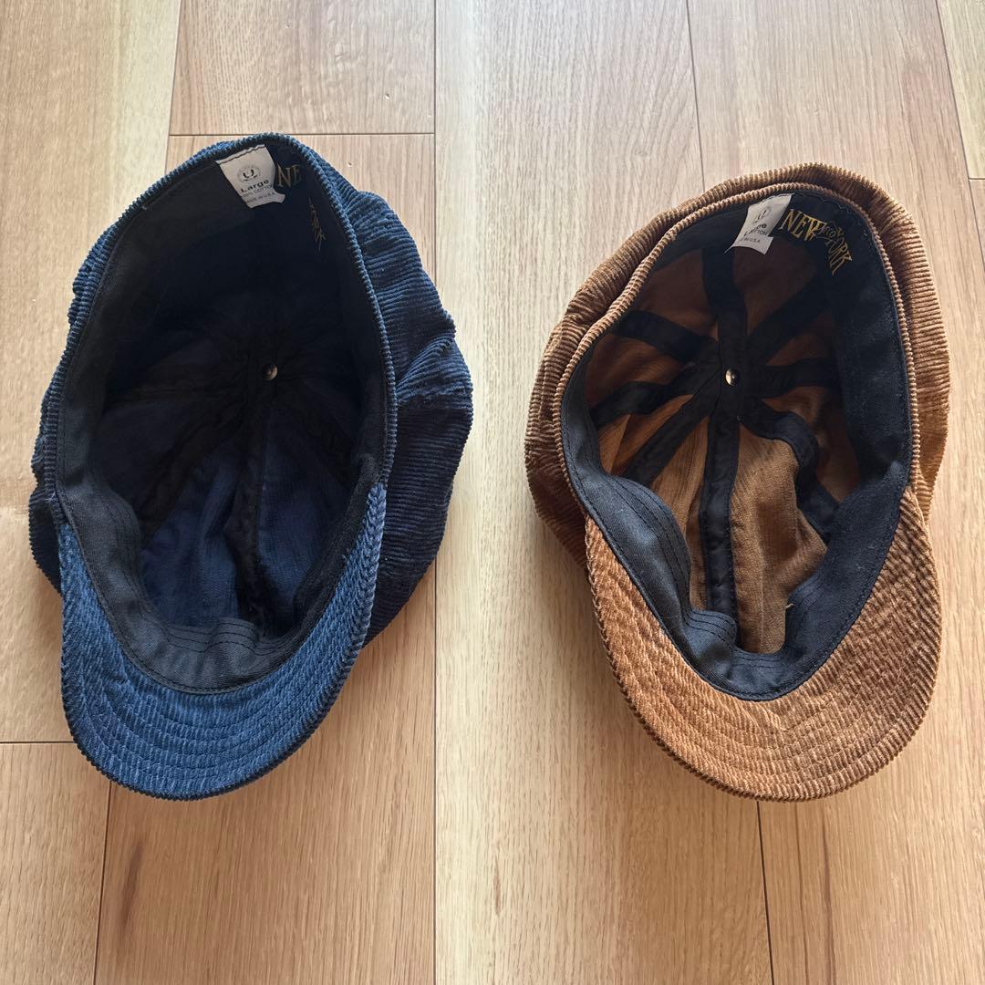 NEW YORK HATニューヨークハットコーデュロイキャスケット2色　USA