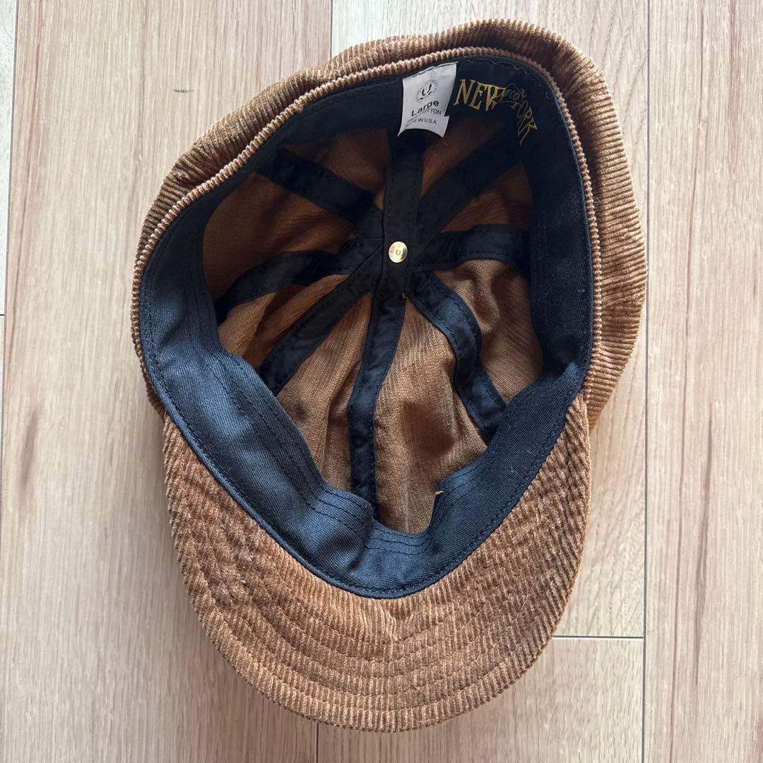 NEW YORK HATニューヨークハットコーデュロイキャスケット2色　USA