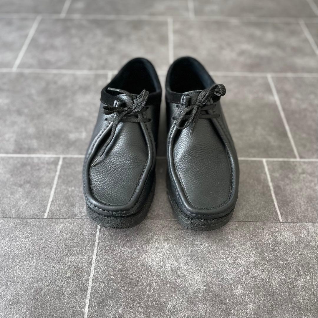 BEAMS LIGHTS 別注 ワラビーレザーLOW SP パドモア 黒 7