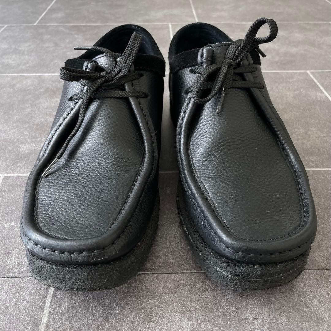 BEAMS LIGHTS 別注 ワラビーレザーLOW SP パドモア 黒 7