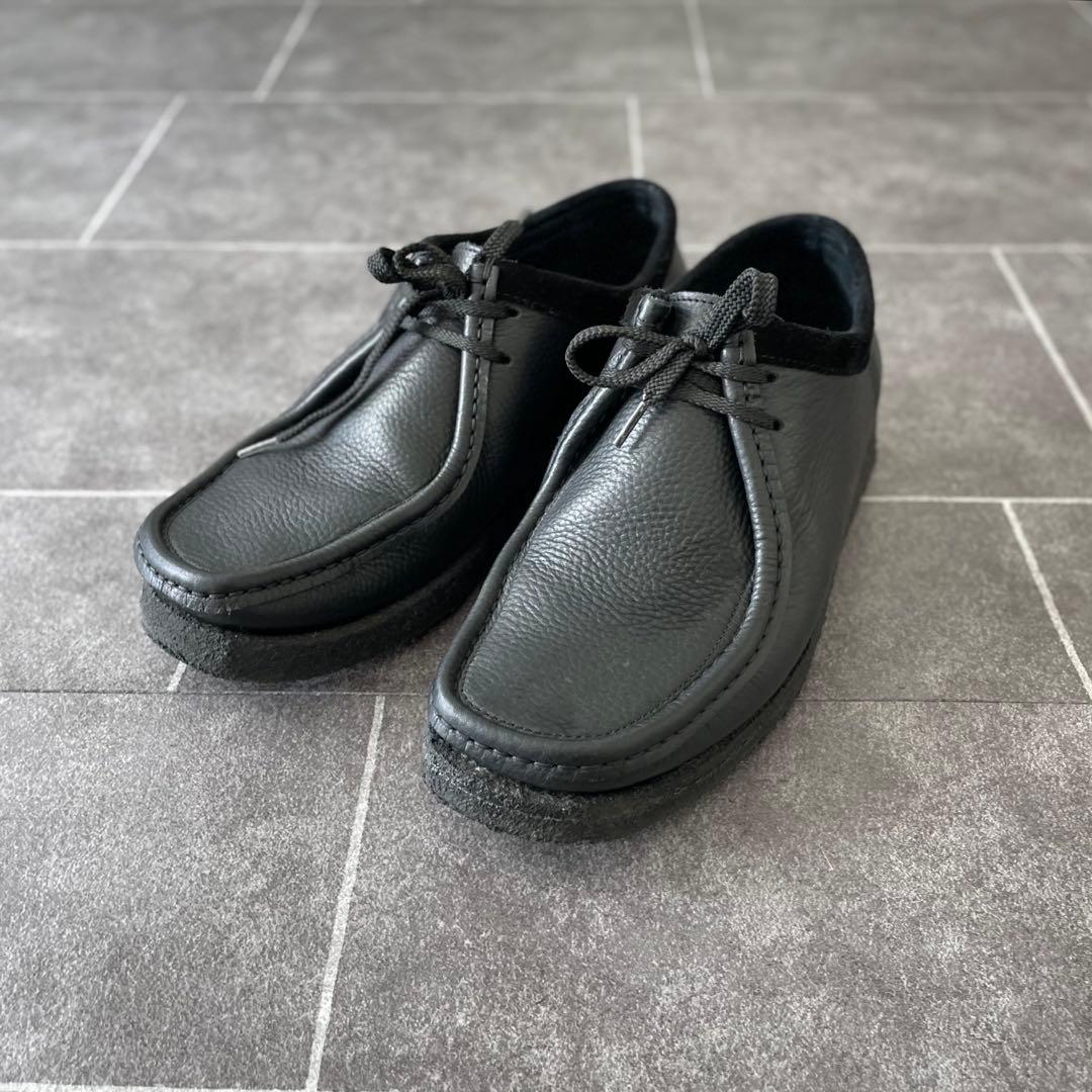 BEAMS LIGHTS 別注 ワラビーレザーLOW SP パドモア 黒 7