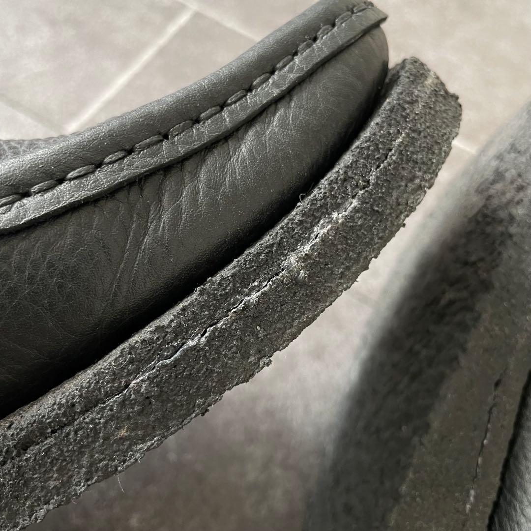 BEAMS LIGHTS 別注 ワラビーレザーLOW SP パドモア 黒 7