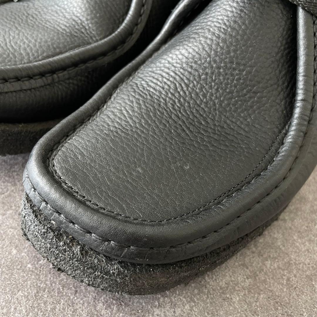 BEAMS LIGHTS 別注 ワラビーレザーLOW SP パドモア 黒 7