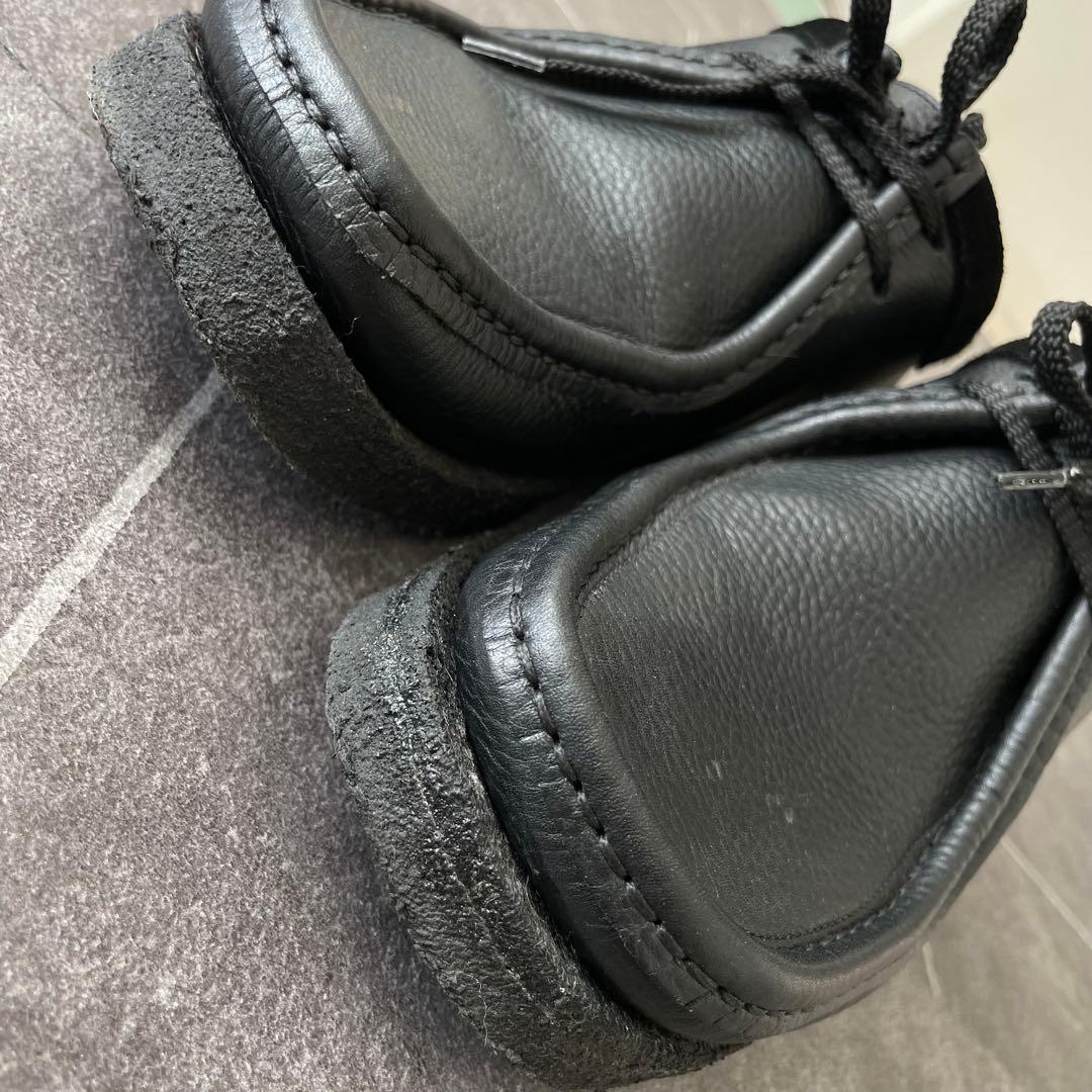 BEAMS LIGHTS 別注 ワラビーレザーLOW SP パドモア 黒 7