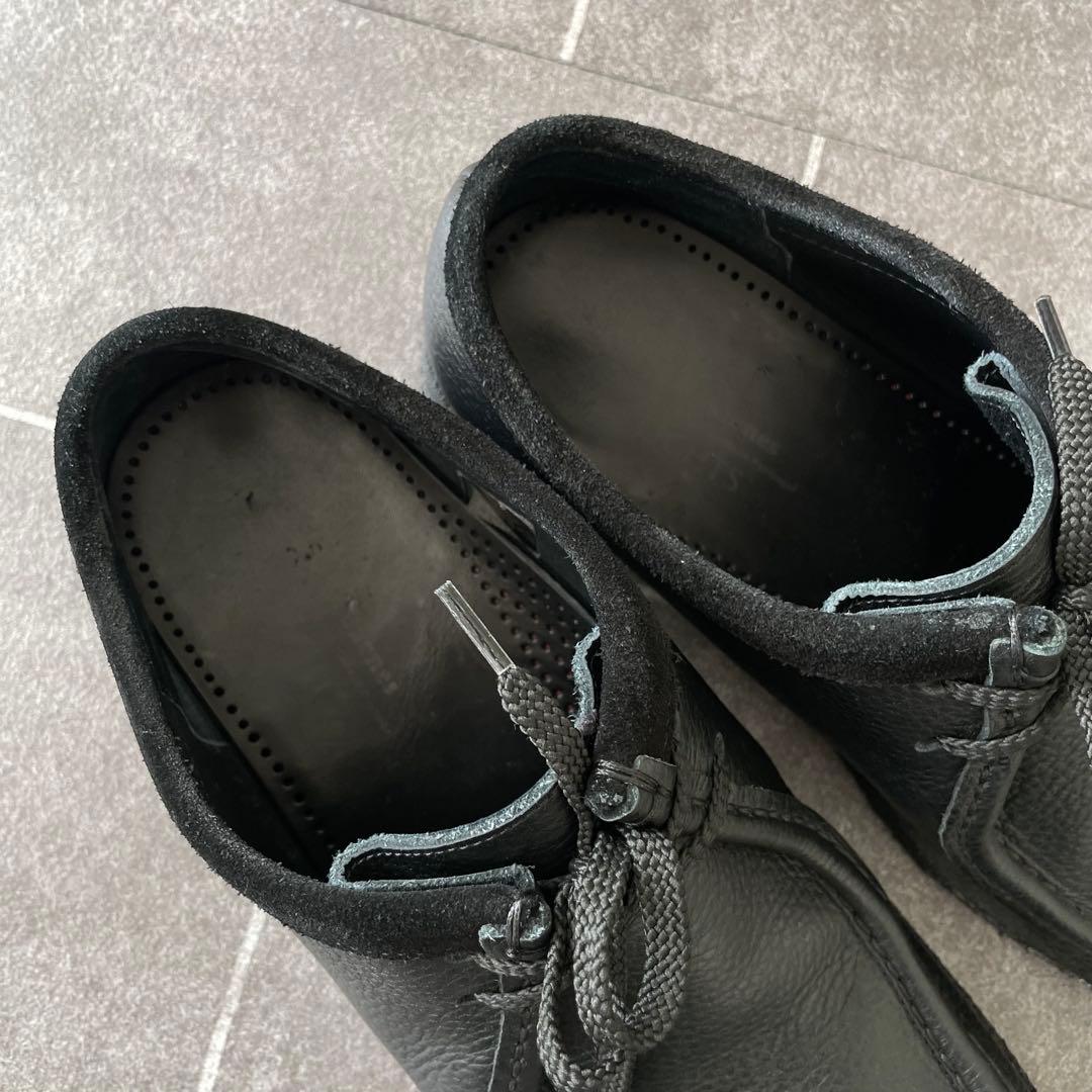 BEAMS LIGHTS 別注 ワラビーレザーLOW SP パドモア 黒 7