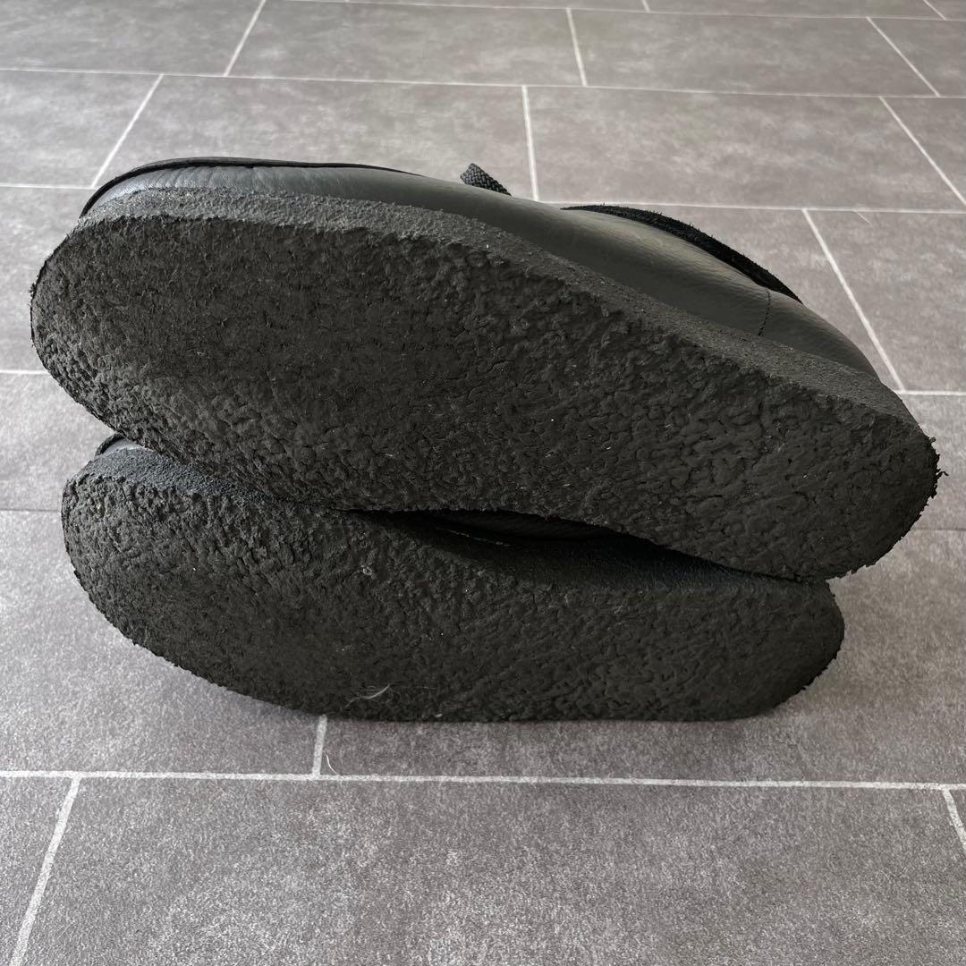 BEAMS LIGHTS 別注 ワラビーレザーLOW SP パドモア 黒 7