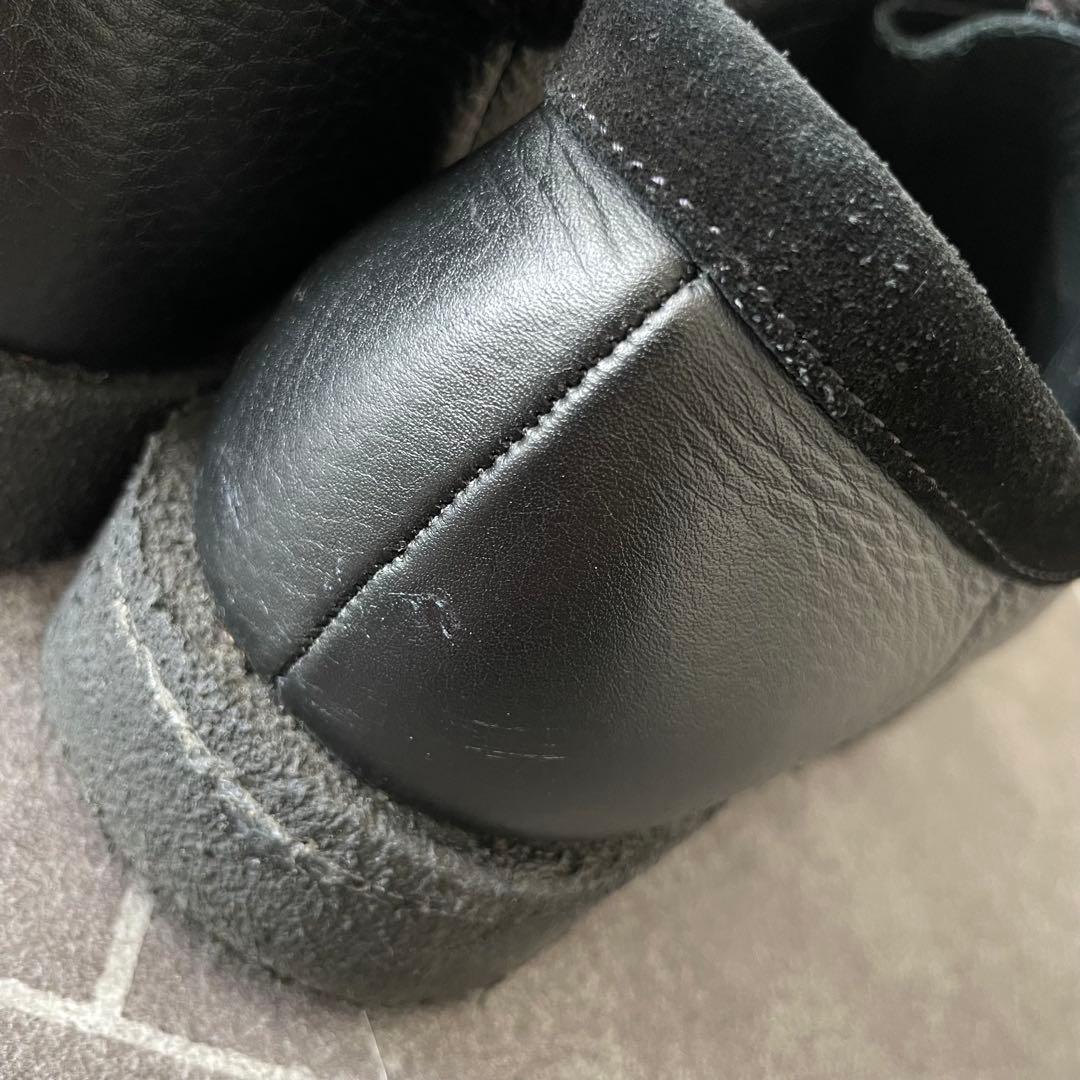 BEAMS LIGHTS 別注 ワラビーレザーLOW SP パドモア 黒 7