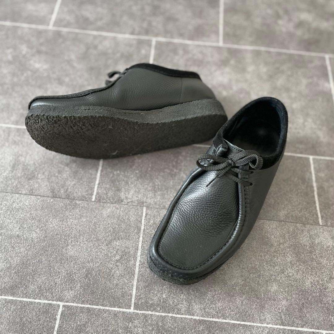 BEAMS LIGHTS 別注 ワラビーレザーLOW SP パドモア 黒 7