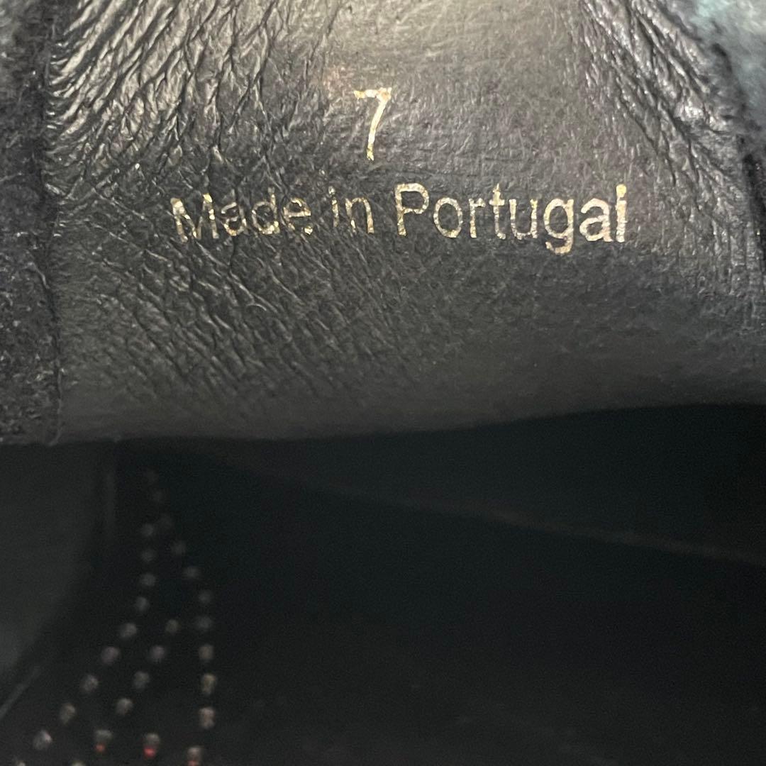 BEAMS LIGHTS 別注 ワラビーレザーLOW SP パドモア 黒 7