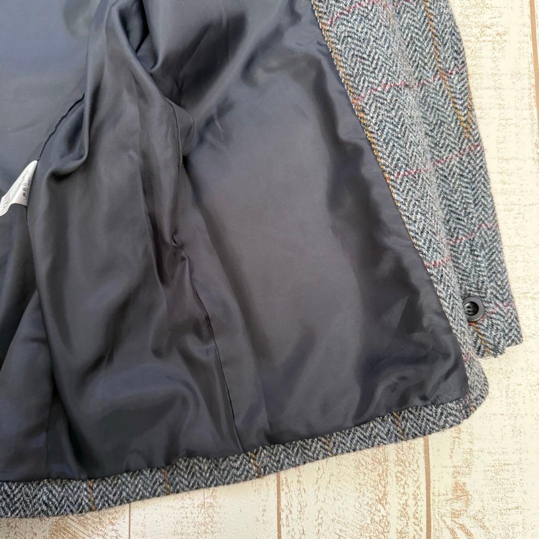 【COLLTER】ハリスツイード　ヘリンボーンカントリージャケット　ノーフォーク