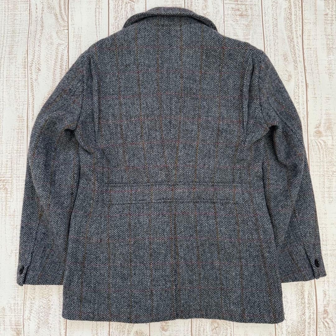 【COLLTER】ハリスツイード　ヘリンボーンカントリージャケット　ノーフォーク