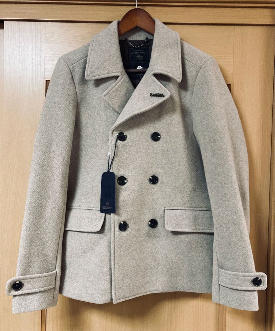 新品！SCOTCH&SODA スコッチ&ソーダ ピーコート M 定価37000円