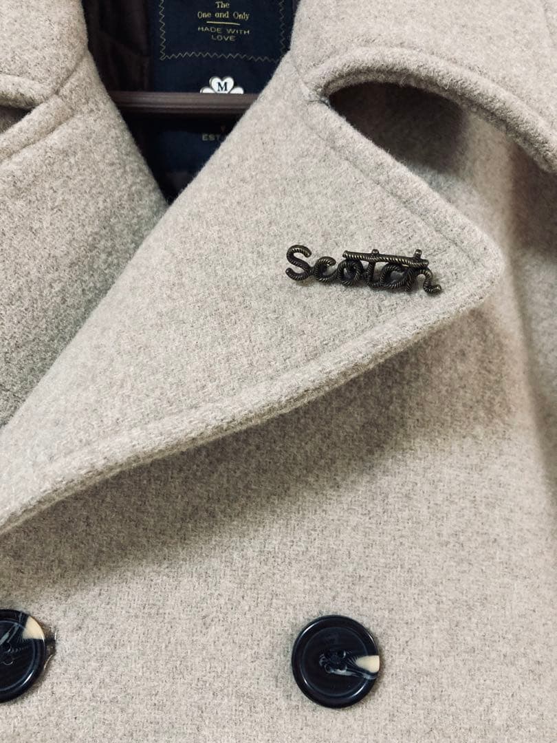 新品！SCOTCH&SODA スコッチ&ソーダ ピーコート M 定価37000円