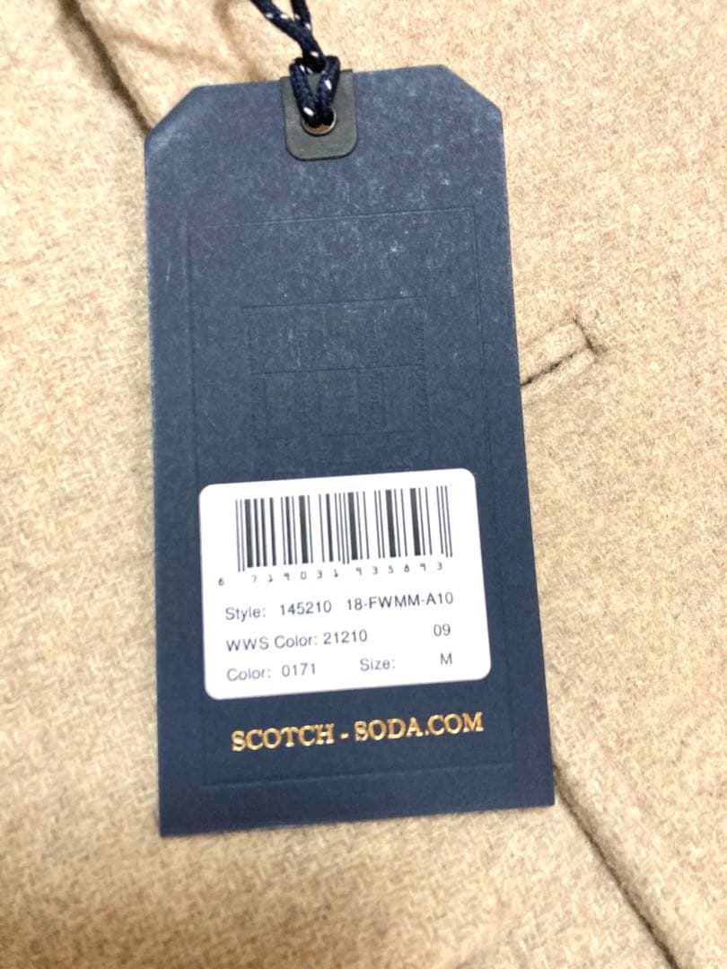 新品！SCOTCH&SODA スコッチ&ソーダ ピーコート M 定価37000円