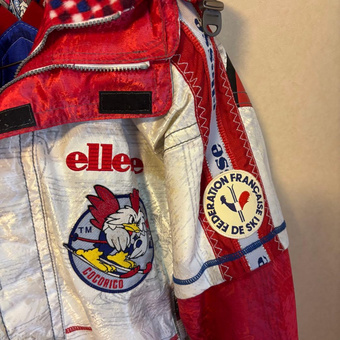 希少　フランス代表　エレッセ スキージャケットパンツ　ココリコ 90s レア