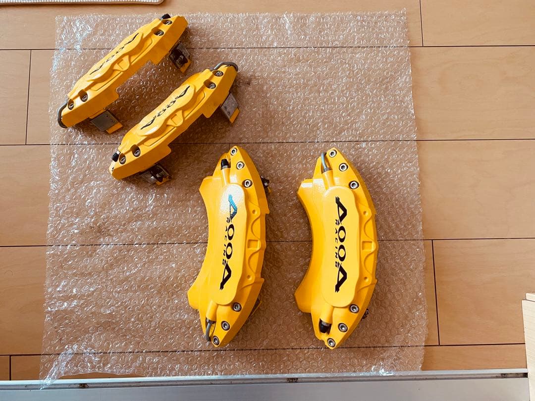 AOOA RACING イエローブレーキキャリパーセット