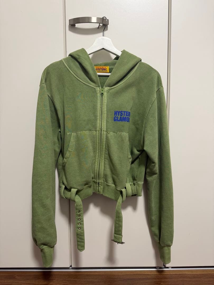 HYSTERIC GLAMOUR ショート丈パーカー